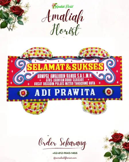 Papan Bunga Ucapan Selamat Dow